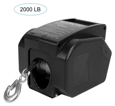 Zdjęcie produktu dla wciągarka elektryczna 12V 2721 KG z pilotem radiowym Wciągarka do łodzi Wciągarka linowa