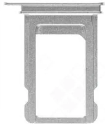 Produktbild von SIM Tray Simkartenhalter Ersatz für Apple iPhone X (A1902,A1901,A1865) silberfarben