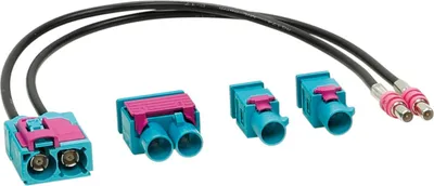 Produktbild von ACV 1524-25-0 Antennenadapter Doppel-FAKRA (w) > 1x Doppel / 2x Einzel