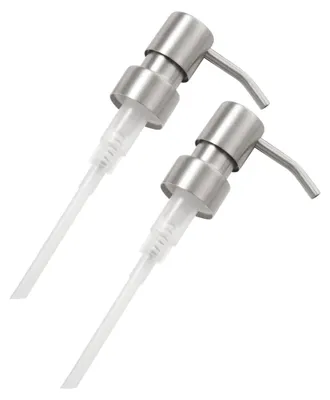 Produktbild von bremermann Bad-Serie PIAZZA - Ersatz Seifenspenderpumpkopf 2er-Set, aus Edelstahl matt