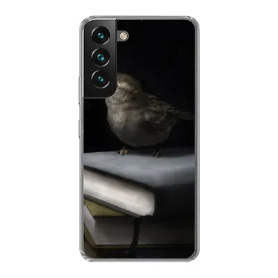 Produktbild von MuchoWow® Handyhülle Schutzhülle Hülle für Samsung Galaxy S22 Vogel - Bücher - Porträt Silikon Softcase Handy Hülle - Mobiltelefonhülle