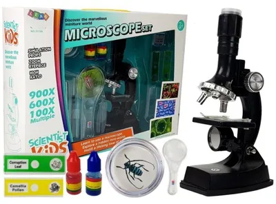 Produktbild von Pädagogisches Kindermikroskop für junge Wissenschaftler 900x 600x 100x
