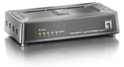 Produktbild von LevelOne 5-Port-Fast Ethernet-Switch, Unmanaged, Fast Ethernet (10/100), Vollduplex
