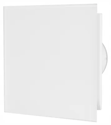 Produktbild von Awenta Pulsar WPG110ZT Ventilator mit Timer weiße Glasfront