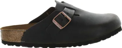 Immagine prodotto di Birkenstock Boston NL, sandalo casual da uomo in pelle marrone scuro - UK 9-EU 43 / Marrone