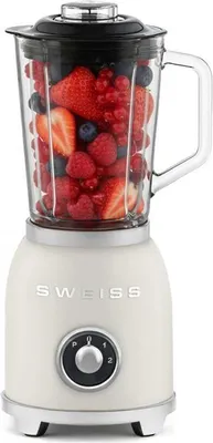 Immagine prodotto di Frullatore SWEISS MXV8, 1,5 L, 1000 W, 2 velocità, modalità Pulse, 6 lame, beige