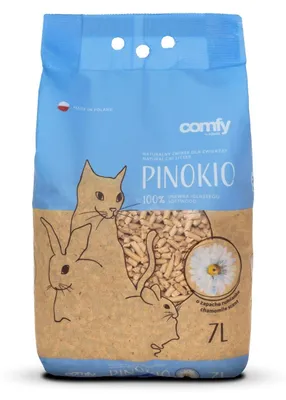 Productafbeelding van Comfy Houten kattenbakvulling pellets met kamille geur | 7 liter | stofarm