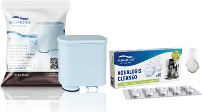 Produktbild von Súprava pre Saeco Philips AL-Clean 1 ks, Cleaneo 10 tabliet - Vodný filter - Čistič espressa - Súprava pre kávovar - Vodný filter