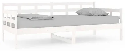 Produktbild von VidaXL 820368, Sofabett, Weiß, Pinienwald, 1935 mm, 960 mm, 695 mm