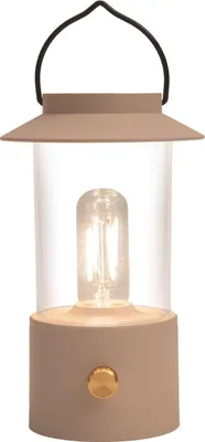 Produktbild von Anna's Collection Tischleuchte sand usb dimmbar Kunststoff Filament LED warmweiß 11,5x24cm