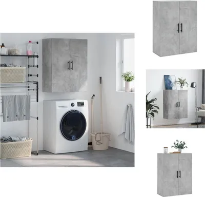 Produktbild von vidaXL Wandschrank Betongrau 69,5x34x90 cm - Sideboards