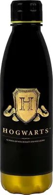 Produktbild von Harry Potter - Wasserflasche, Hogwarts Wappen, Tritan, 650ml CD165 (Einheitsgröße) (Schwarz)