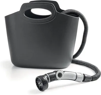 Produktbild von Famanu Schlauchset Aquapop Grey Limited Edition - 25 m selbstaufrollender Schlauch