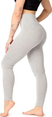 Produktbild von Bellivalini Damen Lange Leggings High Waist  aus Viskose für Sport Yoga Gym BLV50-289 (Melange, S)