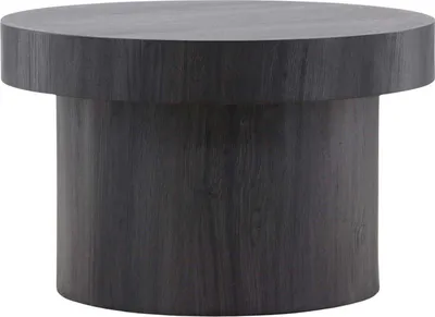 Image de Malung table basse Ø80 cm noir.