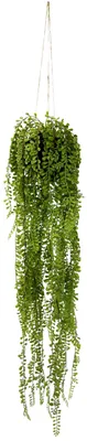 Productafbeelding van Kunstplant met groene bladeren en erwtenbloemen, decoratief