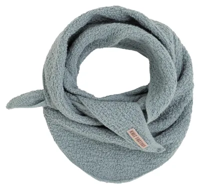 Produktbild von Knit Factory Yuna Mini Dreiecksschal - Stone Green - 125x35 cm