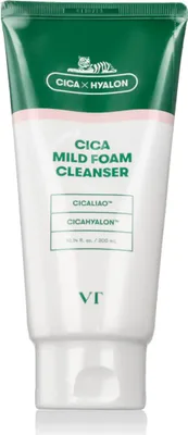 Productafbeelding van VT Cosmetic Cica Mild Foam Cleanser 300ml - Milde reinigingsschuim met Centella Asiatica