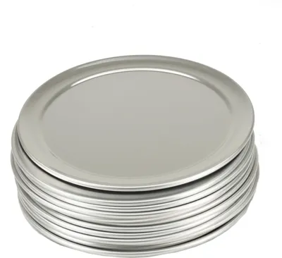 Immagine prodotto di Teglia rotonda per pizza in alluminio 12 pezzi Ø 228 mm
