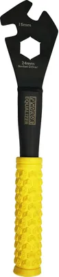 Zdjęcie produktu dla Klucz do pedałów Pedro Equalizer Pro II 15 mm, gniazdo 24 mm, czarny/żółty