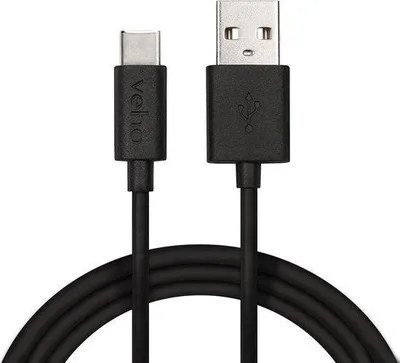 Productafbeelding van Veho VCL-003-C-1M, 1 meter, USB-A, USB-C, zwart