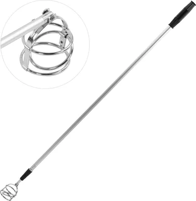 Immagine prodotto di 3 sezioni telescopiche per palline da golf Raccoglitore di palline in lega di alluminio Accessori per lo stadio del golf