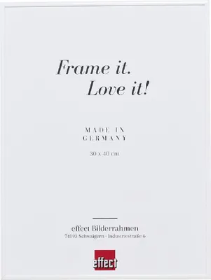 Obrázek produktu pro Hliníkový obrazový rám Effect Quadro 62x93 cm bílé čiré sklo