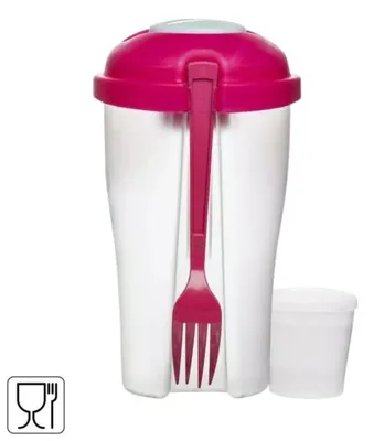 Produktbild von Sagaform To Go Salatbehälter 0,8L Rosa