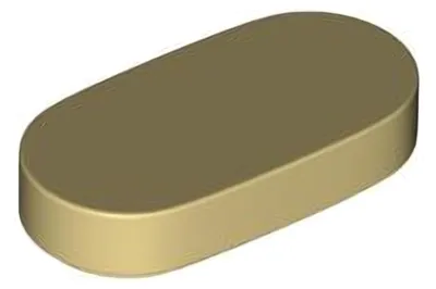 Zdjęcie produktu dla 10x LEGO Rundfliese 1 x 2 Oval (1126) – Einzelteile