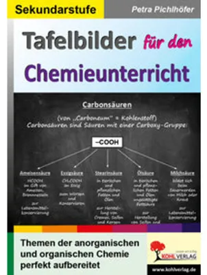 Obrázek produktu pro Tafelbilder für den Chemieunterricht