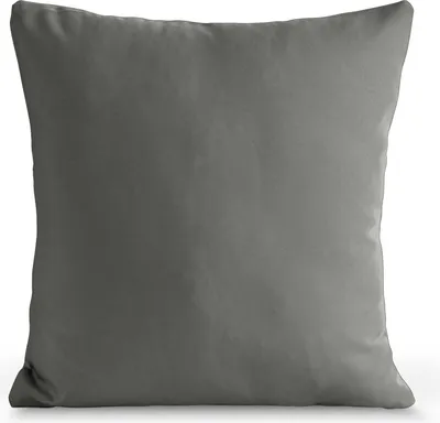 Produktbild von EUROFIRANY | Kissenbezug - 45 x 45 cm - grauer Zierkissenbezug für den Garten