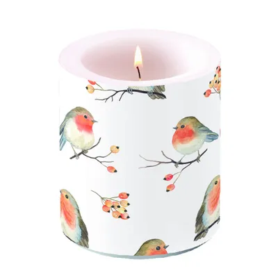Imagen del producto de Navidad – Vela mediana – Formato: Ø 10 cm x 10 cm
