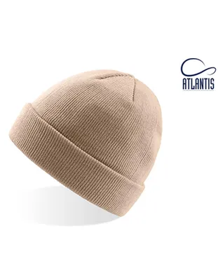 Produktbild von Atlantis WIND | Herren Winter Beanie mit Bündchen - Farbe: Beige - Größe: One Size
