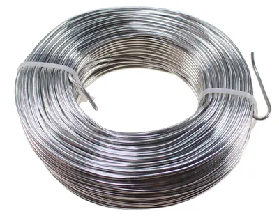 Produktbild von 60m Aluminiumdraht Ø 2mm Aludraht Basteldraht Dekodraht Schmuckdraht silber roh