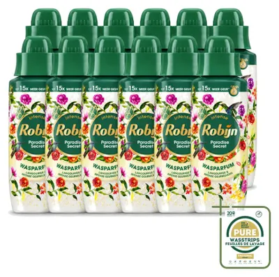 Zdjęcie produktu dla 12 sztuk płynu do prania Robijn Intense Wasparfum Paradise Secret - 342 ml - zestaw ekonomiczny