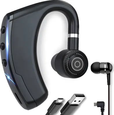 Produktbild von Bluetooth Headset mit Mikrofon Ohrhörer Handy Freisprech Wireless Bluetooth 4.1 Kabellos Mono Freisprechen Ohr  iOS Android Ultraleichte In-Ear Retoo