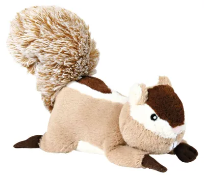 Produktbild von TRIXIE Eichhörnchen Hundespielzeug, Plüsch, 24 cm, für große und kleine Hunde