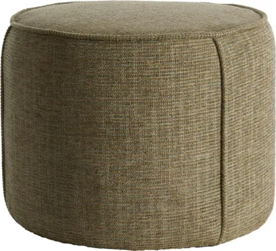 Image de Pouf DOMONI vert et rond – Ø50x40 cm