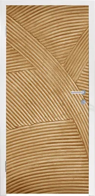 Obrázek produktu pro MuchoWow® Plakát na dveře - Struktura - Příroda - Umění - Ratan - 205x90 cm - Samolepicí fólie na dveře