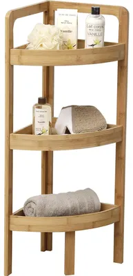 Produktbild von Tendance Eckschrank - 3 Einlegeboden - Holz - 85 x 29 cm - Aufbewahrungsschrank
