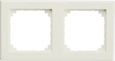 Produktbild von Merten 478219 Abdeckrahmen 2-fach System M polarweiß glänzend