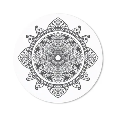 Produktbild von MuchoWow® Mauspad Mousepad Mandala Blumenmuster 40x40 cm - Mousepads - Maus Mat - Pad - Mausunterlage - Schreibtisch Accessoires