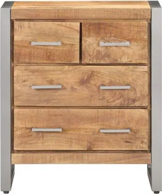 Produktbild von vidaXL Sideboard 60x35x70 cm Raues Mangoholz