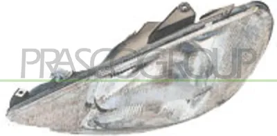 Produktbild von PRASCO Scheinwerfer Hauptscheinwerfer Links passend für PEUGEOT 206 Schrägheck (2A/C) PG0094804