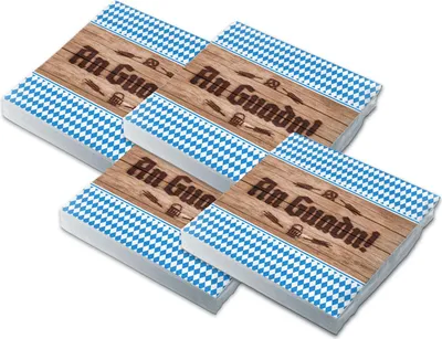 Produktbild von itenga 80x Serviette Bayrisch Schee dass'd do bist / An Guadn