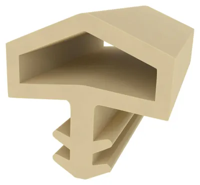Produktbild von Holzzargendichtung für Zimmertüren und Haustüren - Beige - 10 Meter - Türdichtung - Dichtprofil - Gummidichtung - Zugluftschutz