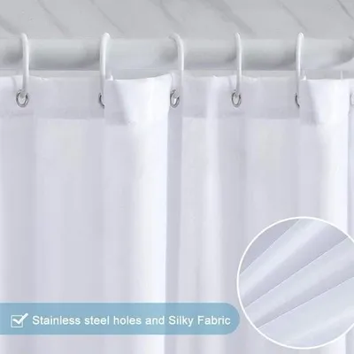 Produktbild von Duschvorhang Wasserdicht - Anti-Schimmel - 120x200cm - Weiß bis Schwarz