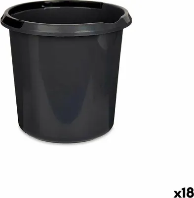 Obrázek produktu pro Vědro s rukojetí šedé antracitové 10 l (18 kusů)
