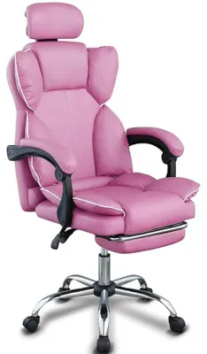 Image de Chaise de bureau ergonomique avec roulettes pivotantes à 360 degrés