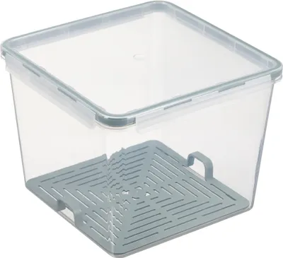 Zdjęcie produktu dla plast team 52650800 plast team Amsterdam pojemnik do przechowywania żywności z tacką ociekową, zielony